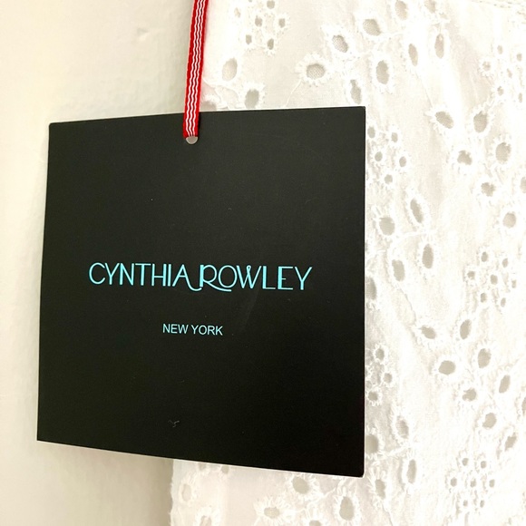 Cynthia Rowley White Eyelet Short Brand New Size 10 - Picture 7 of 9